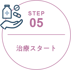 STEP 05 治療スタート